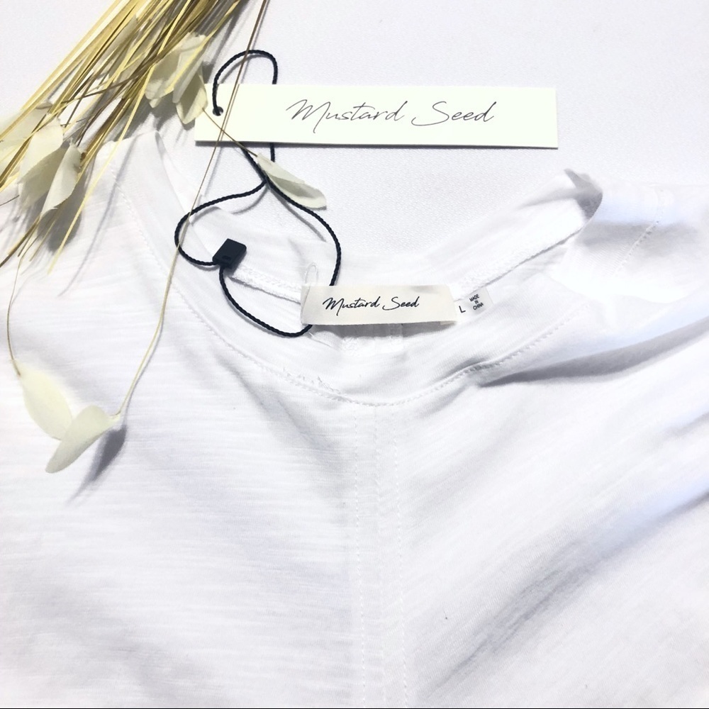 MUSTARD SEED Ruched Tee - Picture 3 of 5